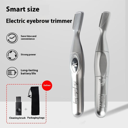 Electric Eyebrow Razor Women's Wireless Dry Battery Lady Shaver